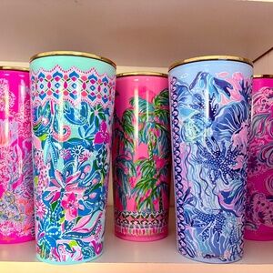 Lilly Pulitzer cup collection 26 pieces